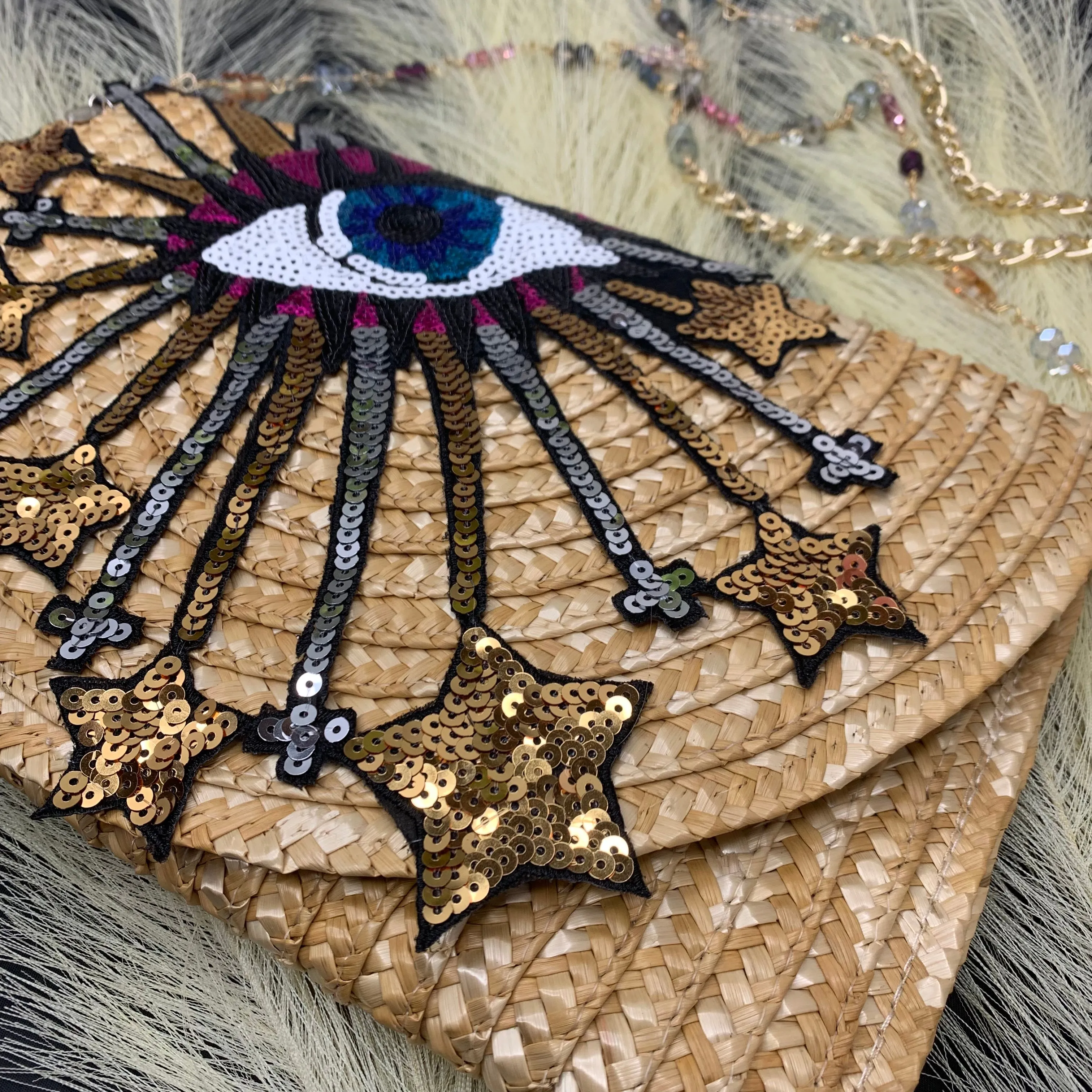 Erika Williner Designs - Evil Eye Explosion Clutch