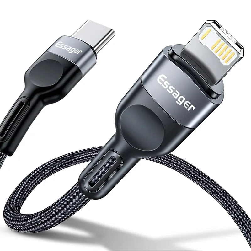 Essager® Kabel USB-C -> Lightning 20W (iPhone, iPad, etc.), Oplot