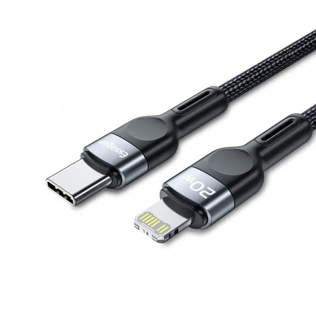 Essager® Kabel USB-C -> Lightning 20W (iPhone, iPad, etc.), Oplot