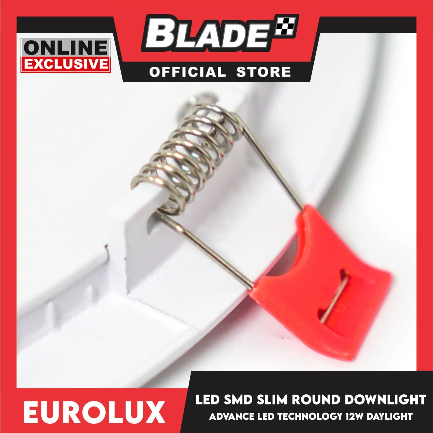 Eurolux OPUS LED SMD Slim Round Downlight 6 Inches 1200 lumens 12 watts (Daylight)