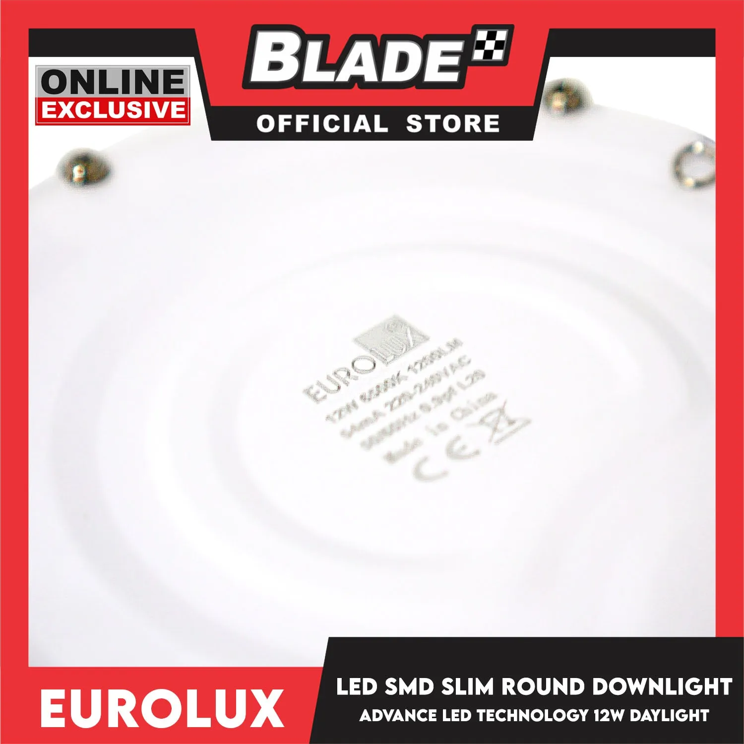 Eurolux OPUS LED SMD Slim Round Downlight 6 Inches 1200 lumens 12 watts (Daylight)