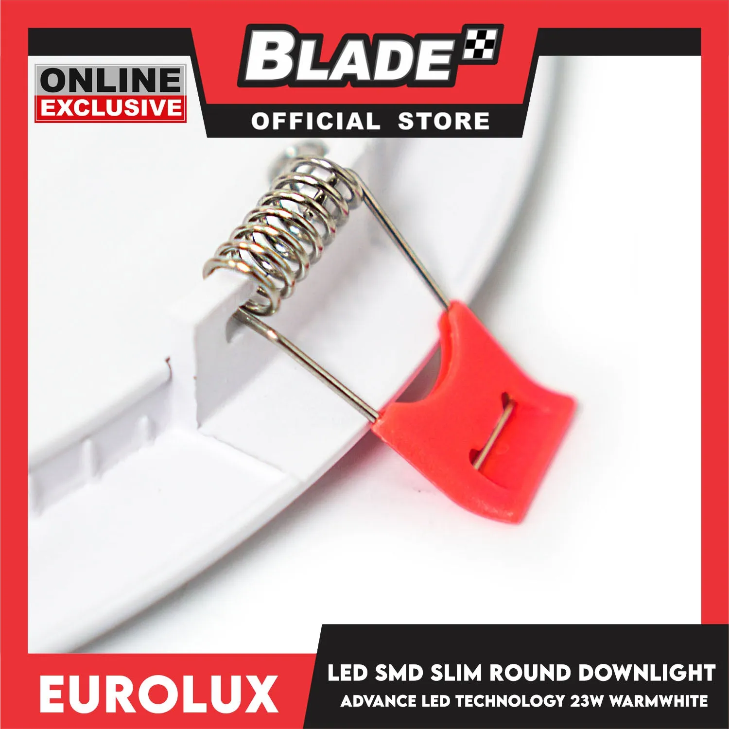 Eurolux OPUS LED SMD Slim Round Downlight 8 Inches 2300 lumens 23 watts (Warmwhite)