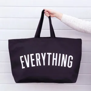 Everything - Black REALLY Big Bag by Alphabet Bags