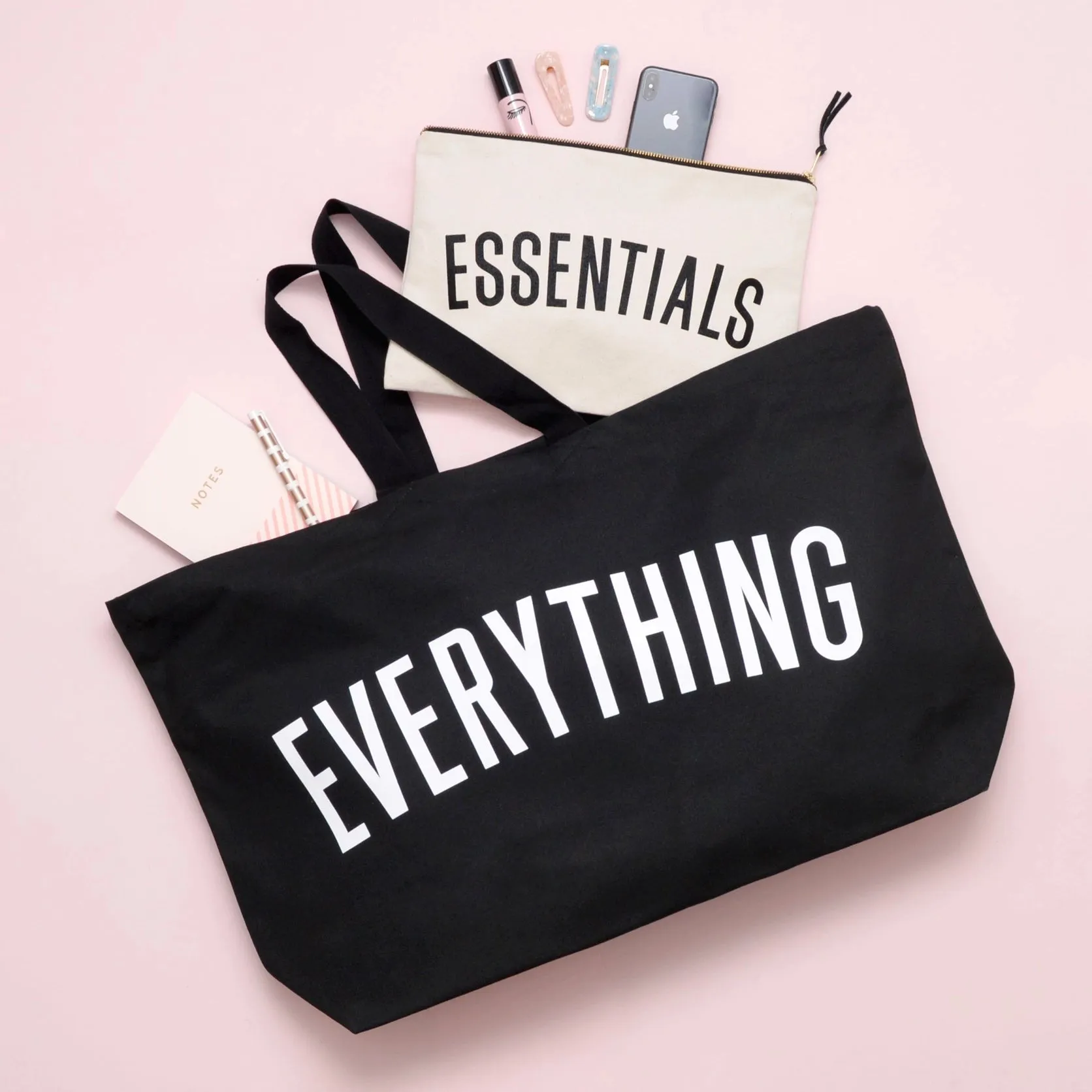 Everything - Black REALLY Big Bag by Alphabet Bags