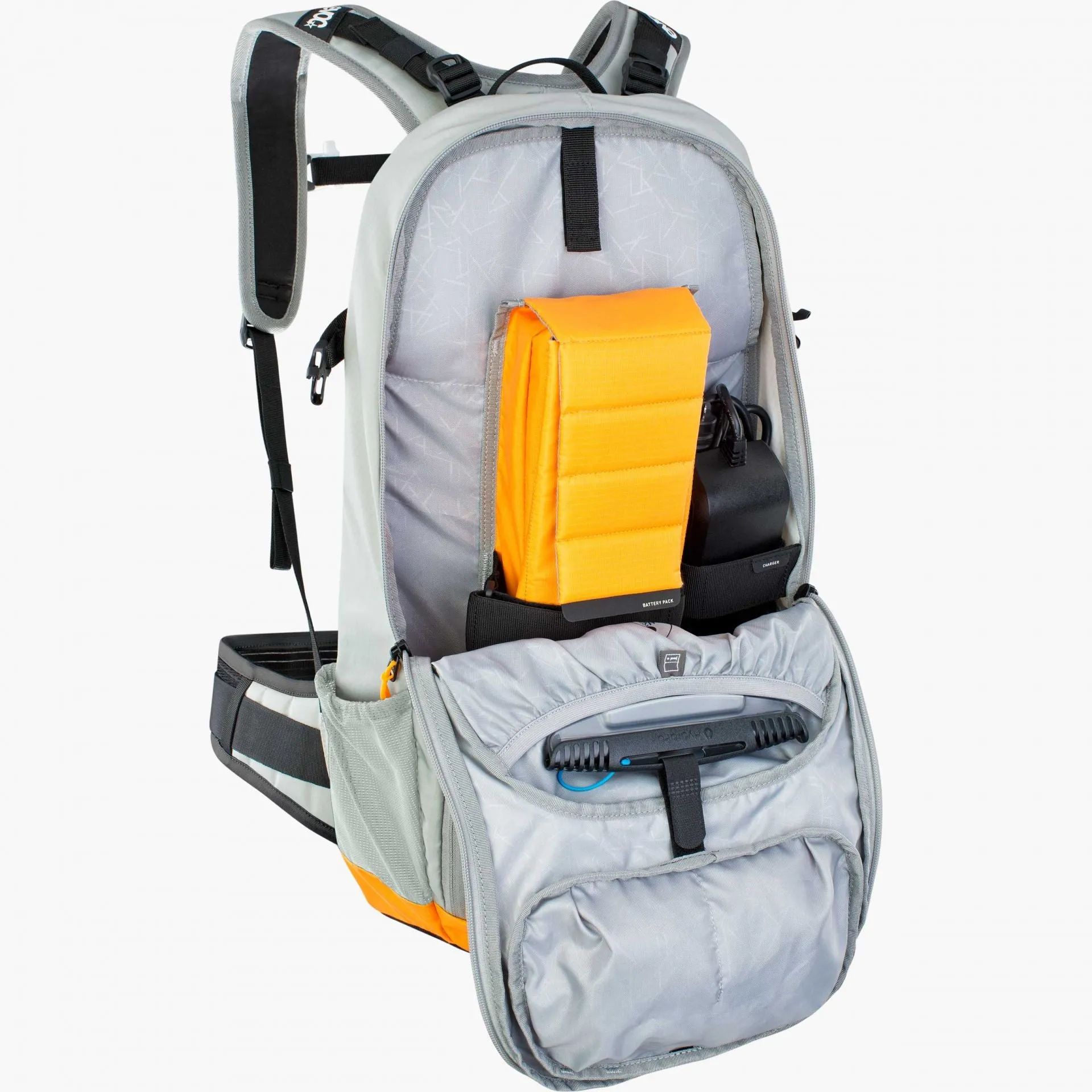 Evoc Fr Enduro E-ride 16 Backpack Stone/bright Orange