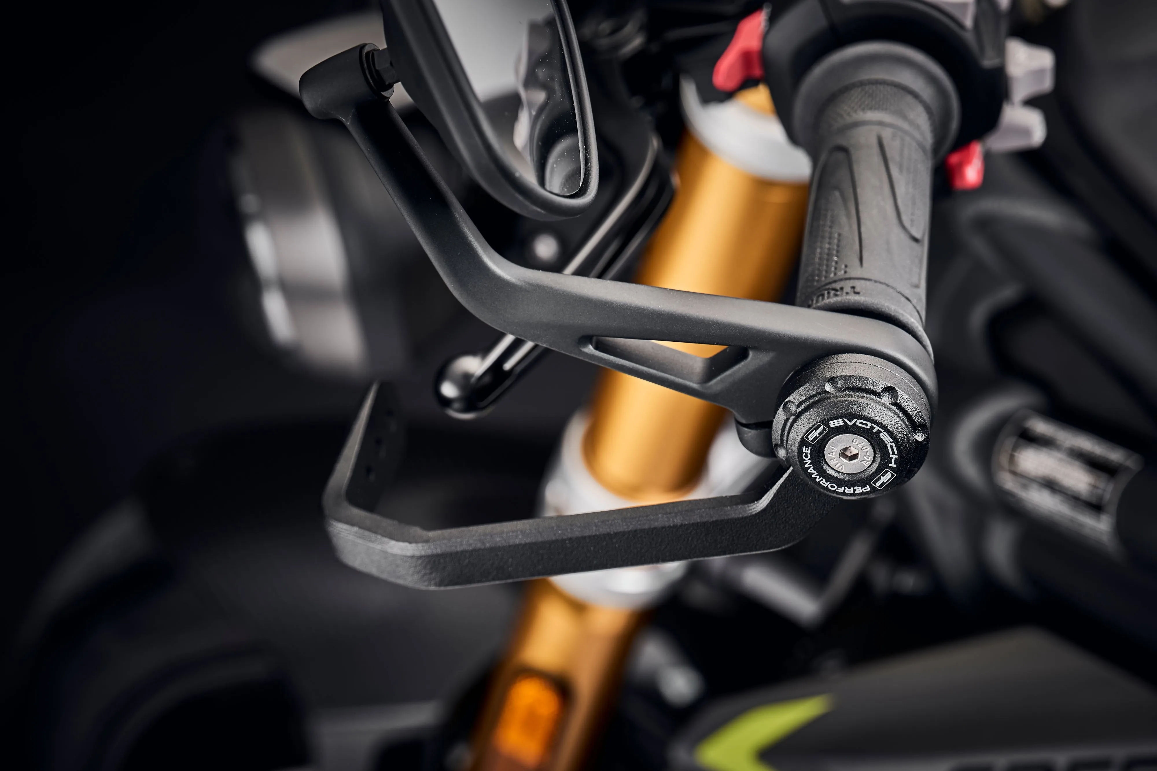 Evotech Triumph Speed Triple 1200 RS Brake And Clutch Lever Protector Kit (2021 ) (Bar End Mirror Version)