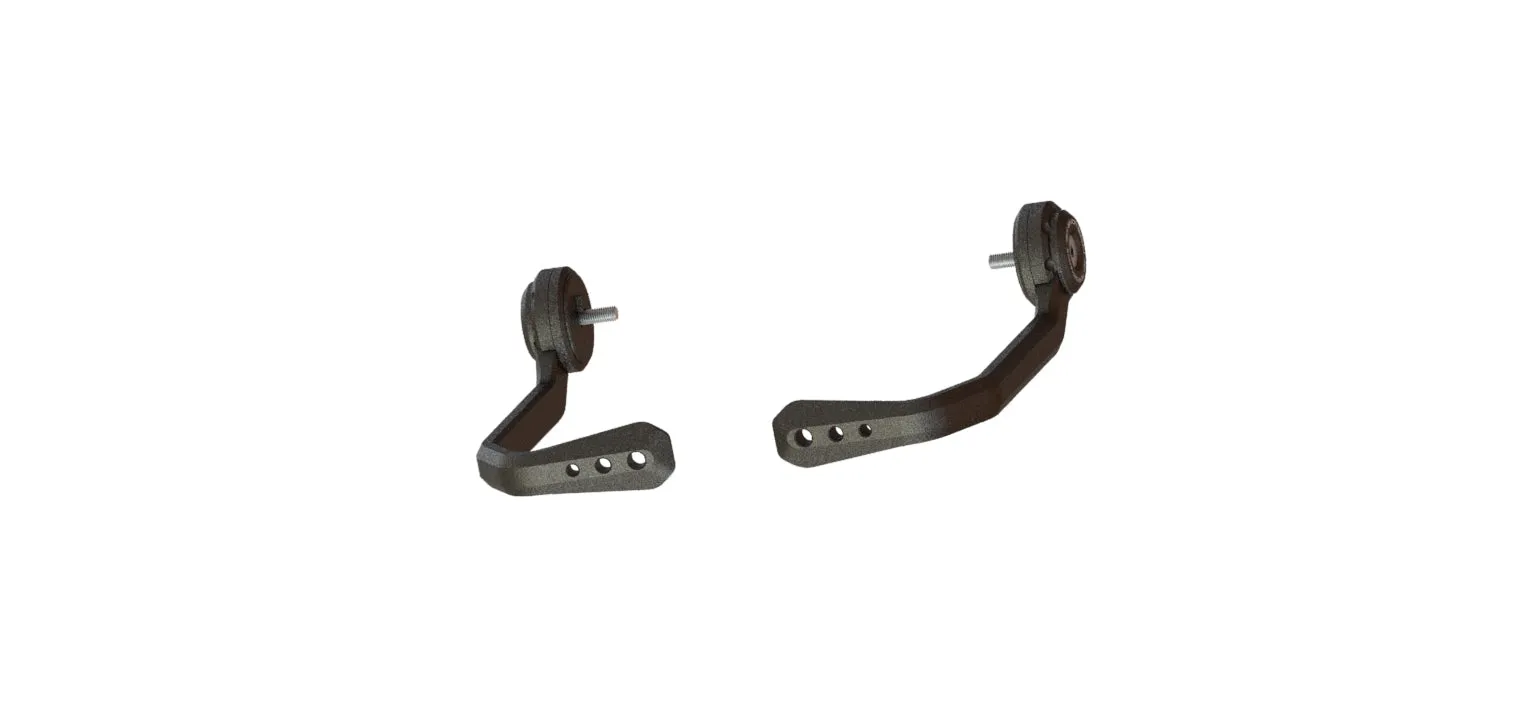 Evotech Triumph Speed Triple 1200 RS Brake And Clutch Lever Protector Kit (2021 ) (Bar End Mirror Version)