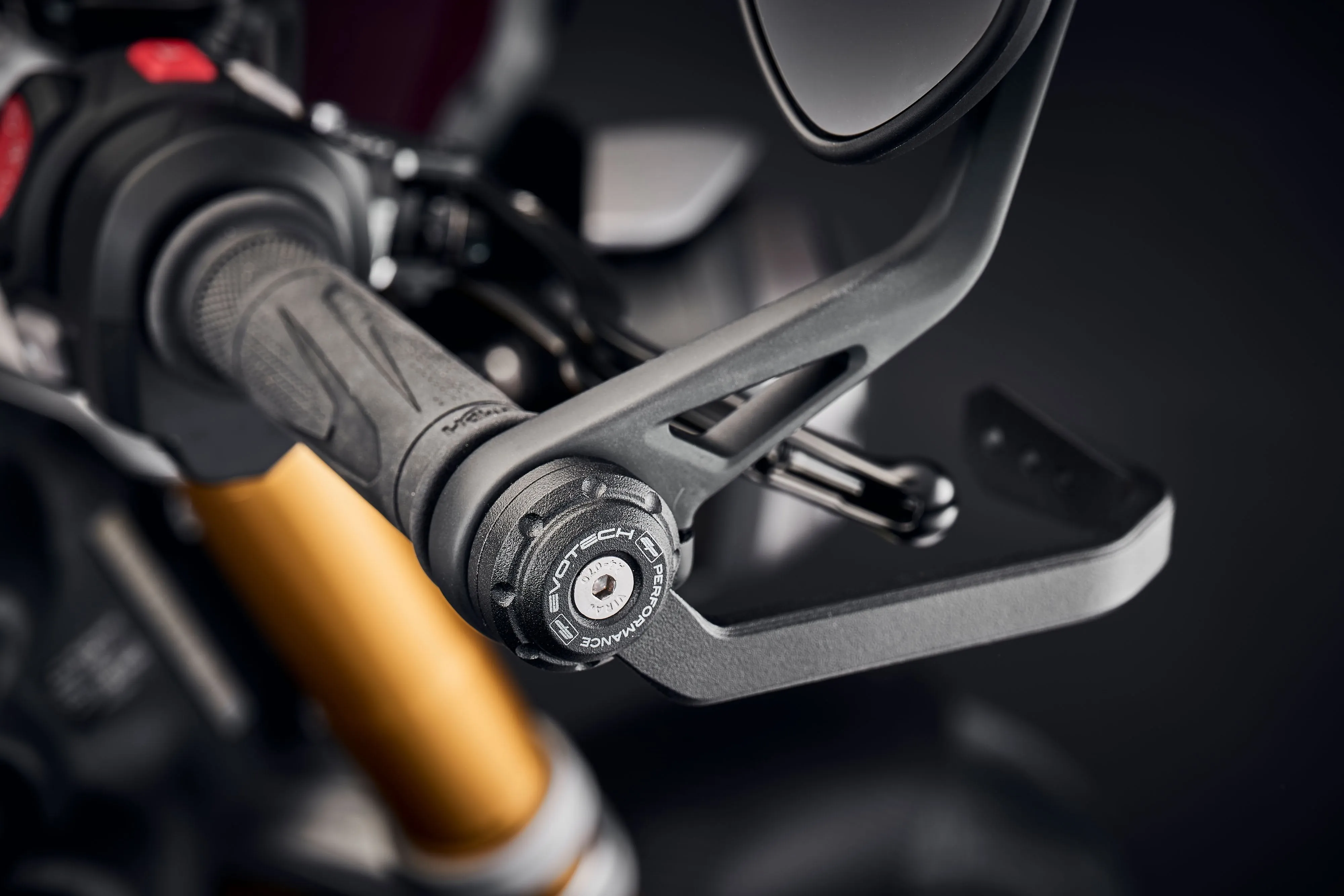 Evotech Triumph Speed Triple 1200 RS Brake And Clutch Lever Protector Kit (2021 ) (Bar End Mirror Version)