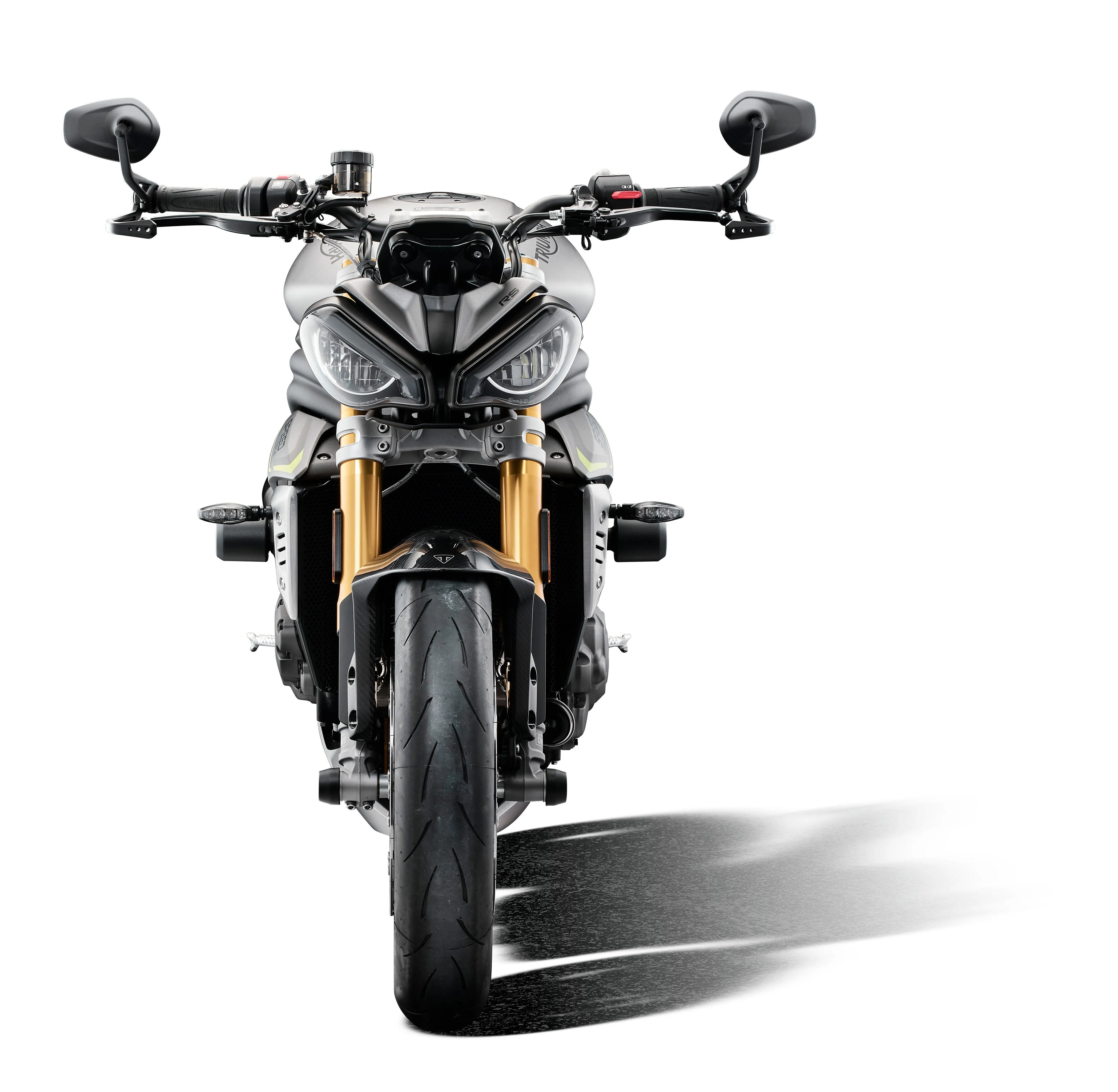 Evotech Triumph Speed Triple 1200 RS Brake And Clutch Lever Protector Kit (2021 ) (Bar End Mirror Version)