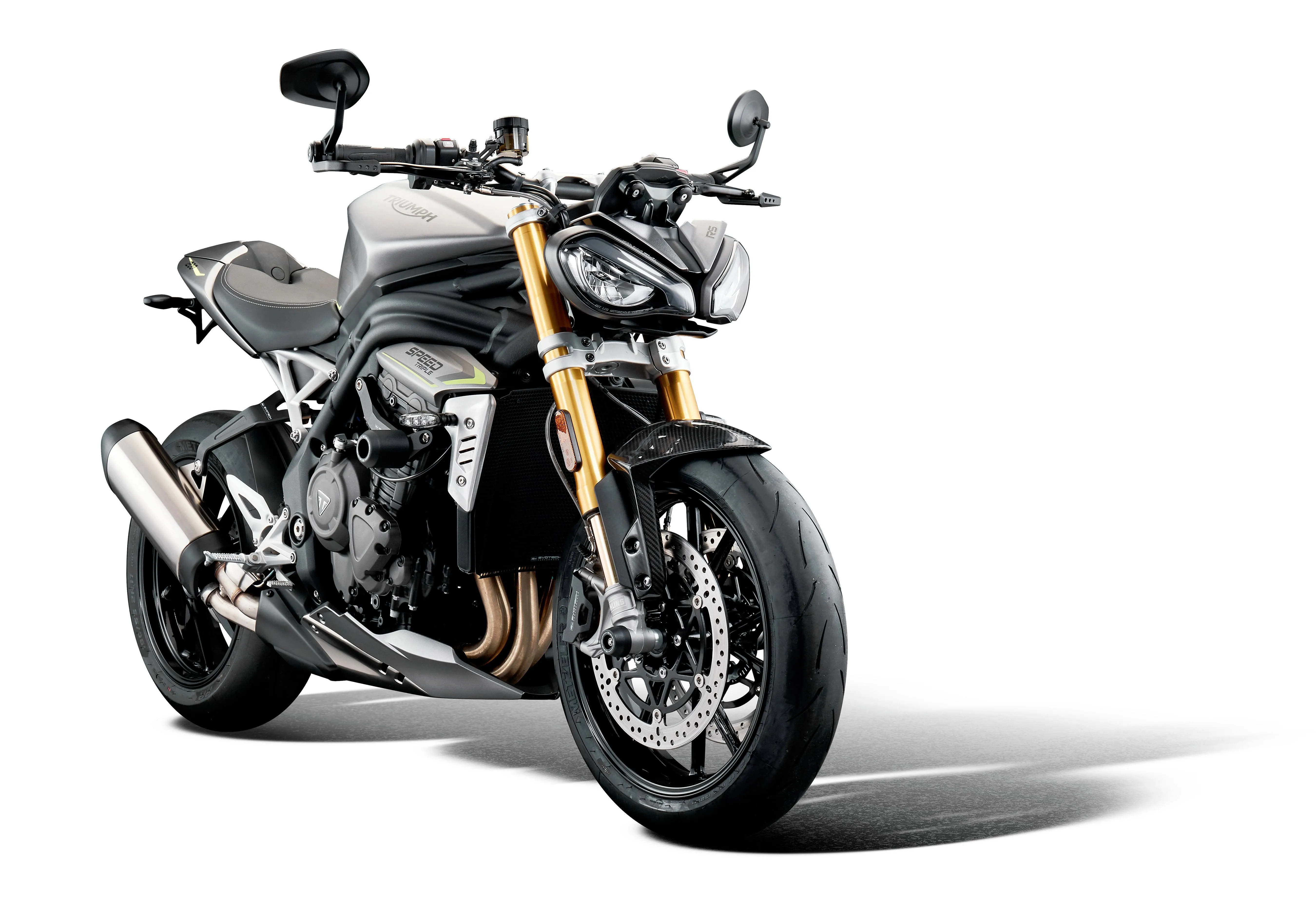 Evotech Triumph Speed Triple 1200 RS Brake And Clutch Lever Protector Kit (2021 ) (Bar End Mirror Version)