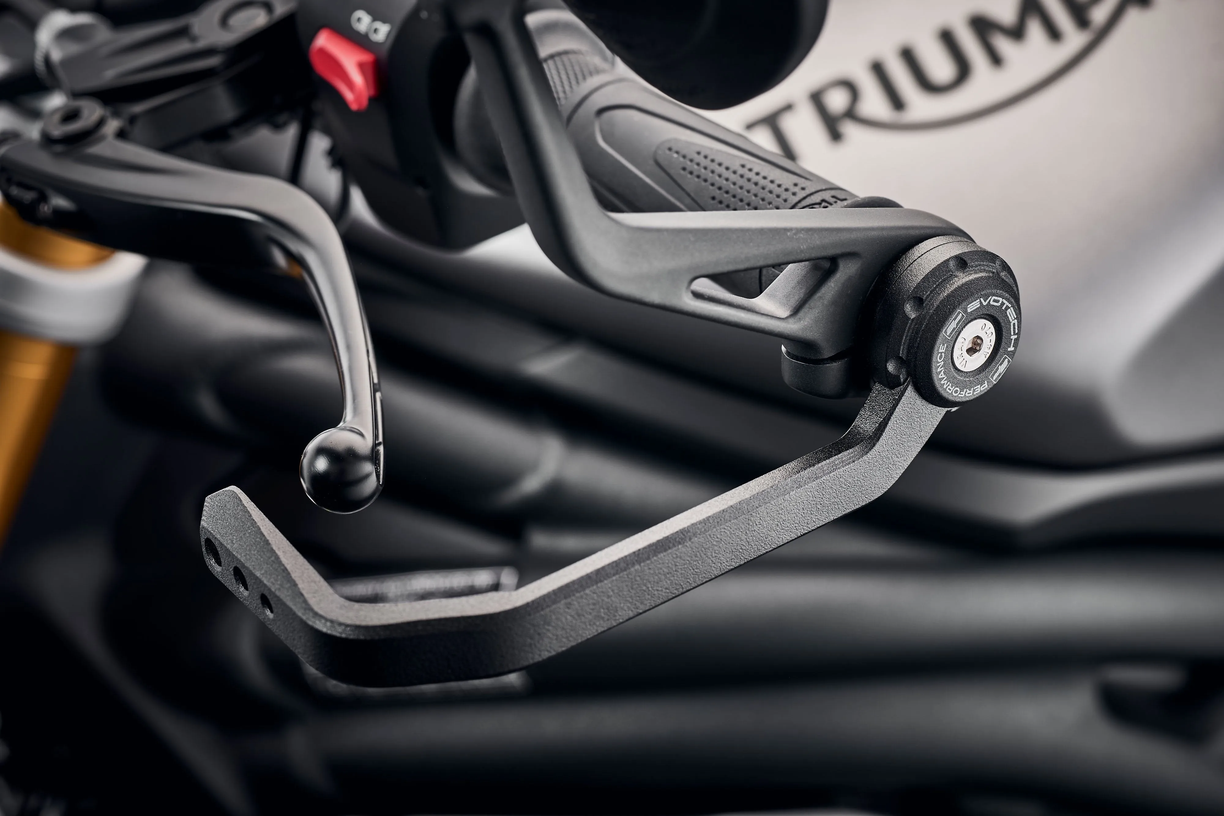 Evotech Triumph Speed Triple 1200 RS Brake And Clutch Lever Protector Kit (2021 ) (Bar End Mirror Version)