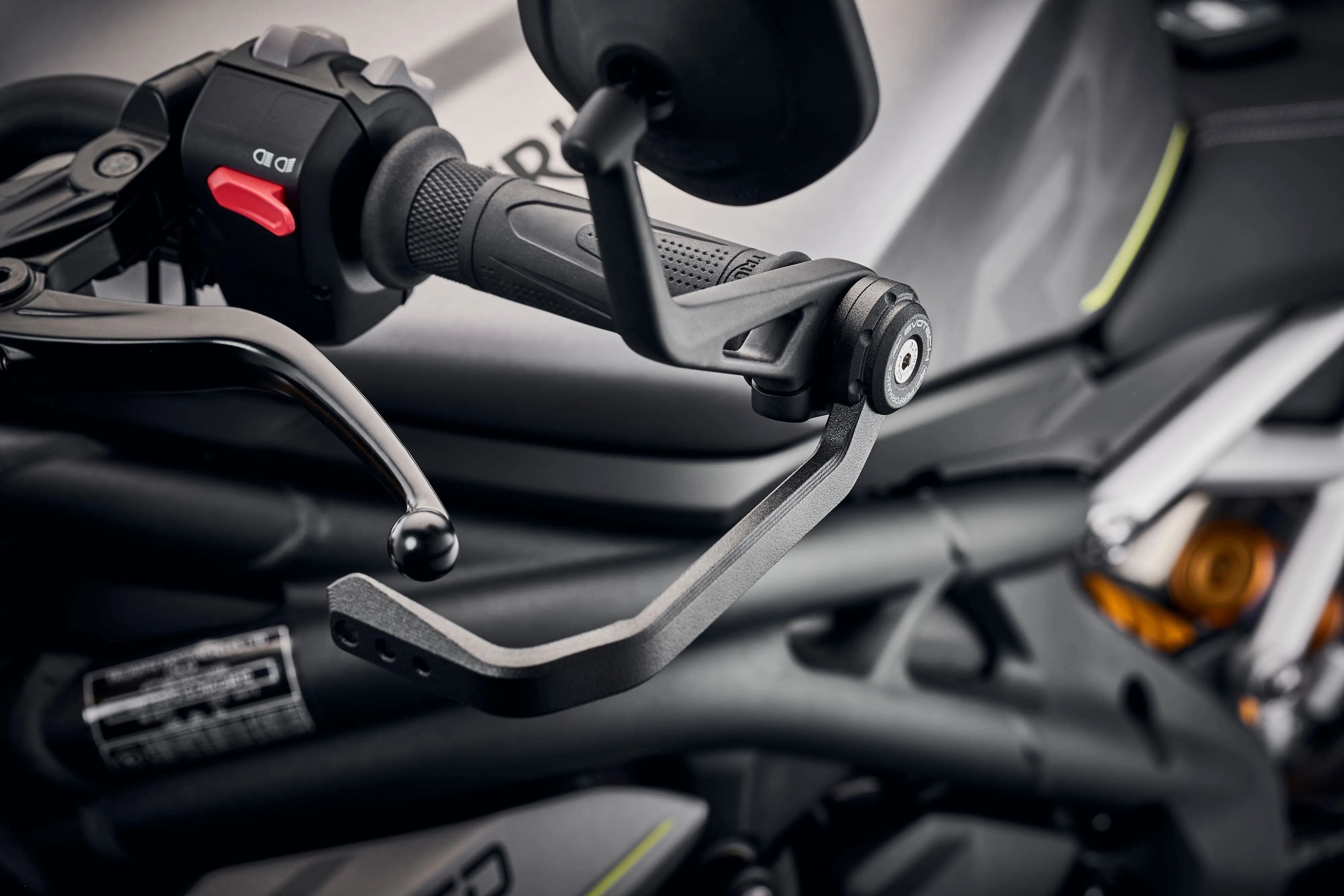 Evotech Triumph Speed Triple 1200 RS Brake And Clutch Lever Protector Kit (2021 ) (Bar End Mirror Version)