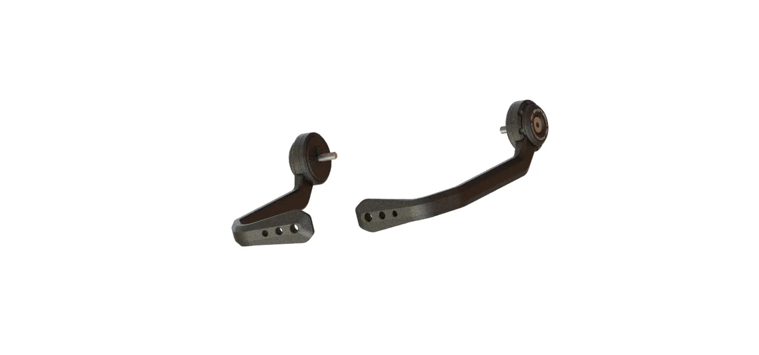Evotech Triumph Speed Triple 1200 RS Brake And Clutch Lever Protector Kit (2021 ) (Bar End Mirror Version)