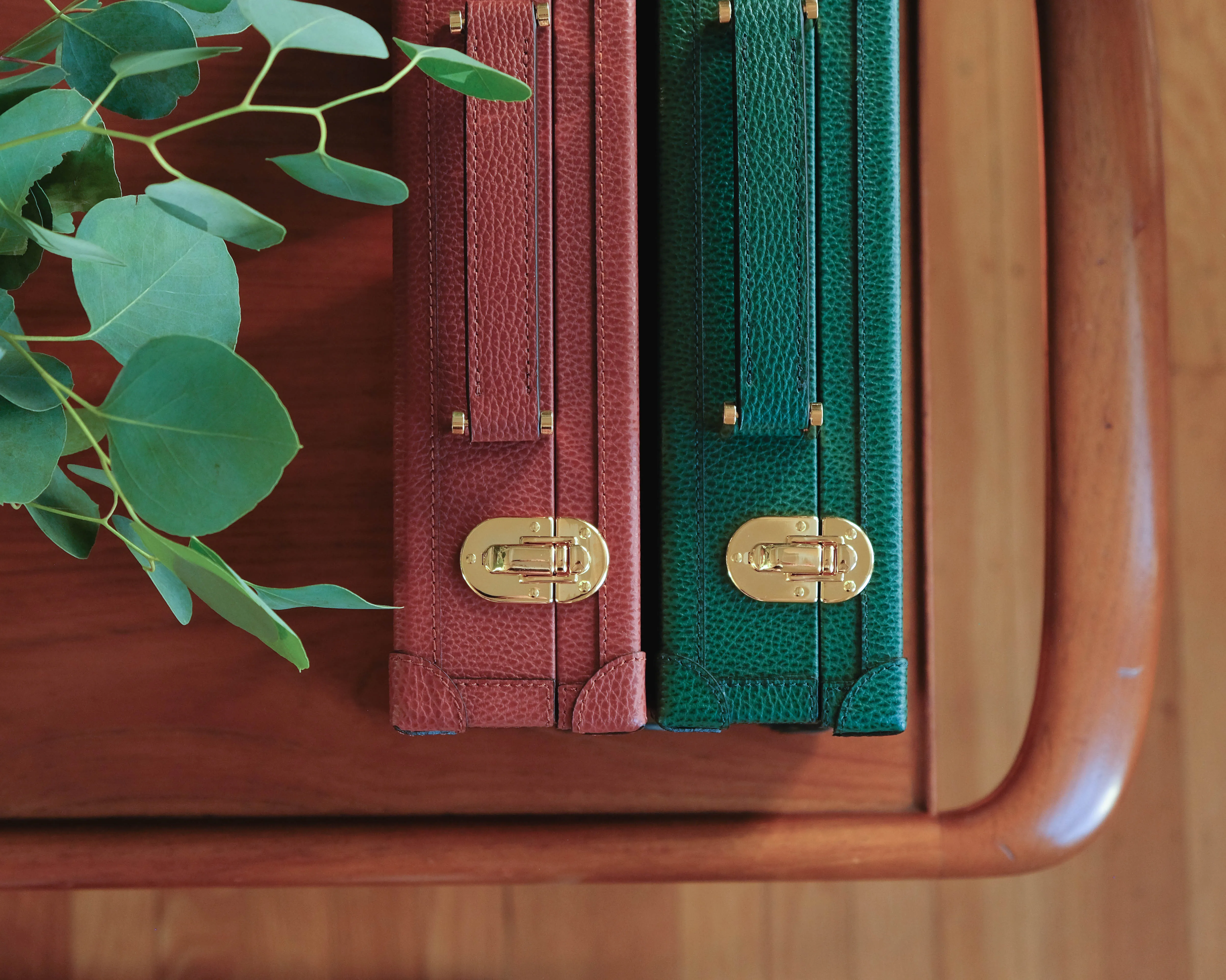 Eyewear Briefcase in Cedar