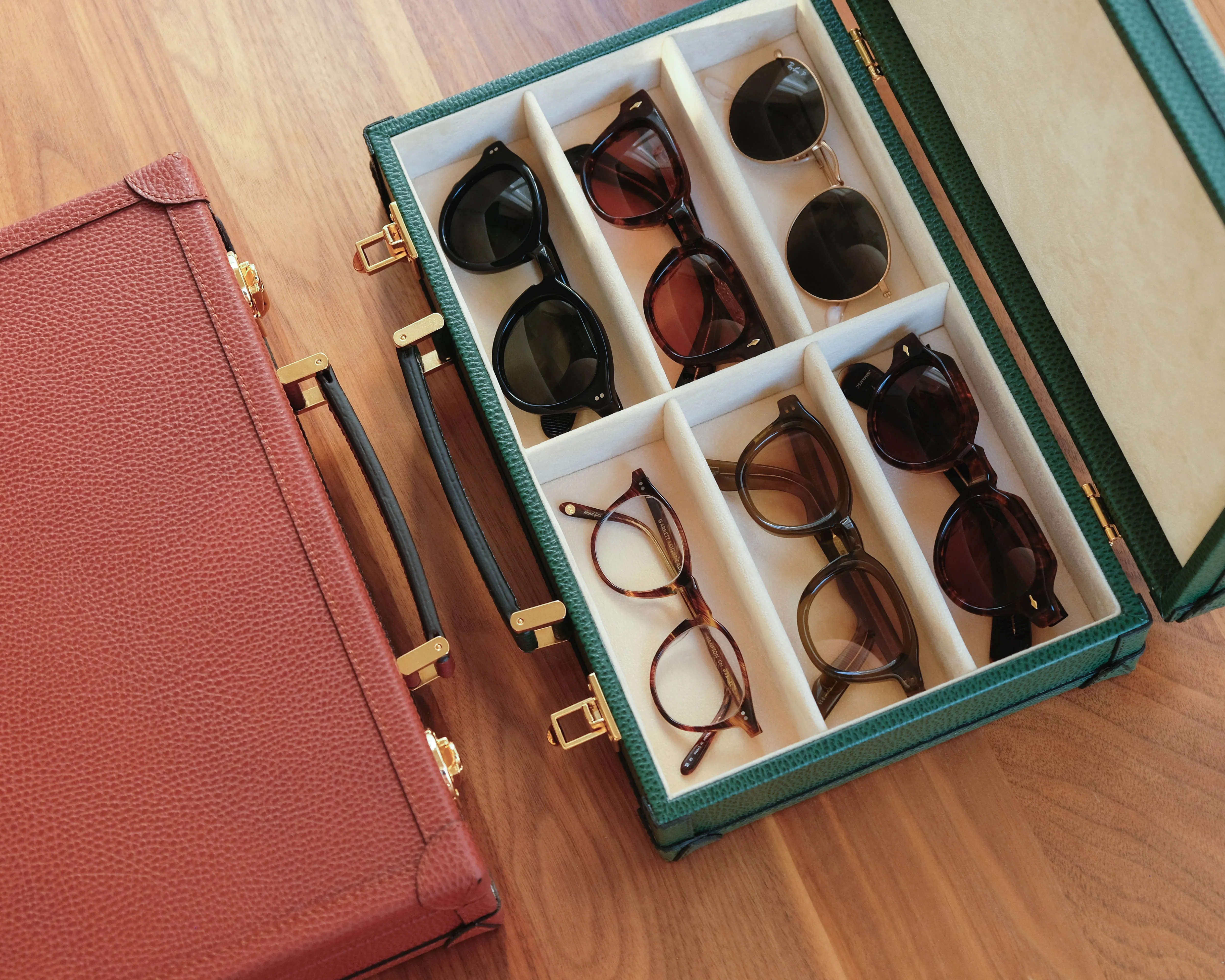 Eyewear Briefcase in Cedar