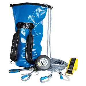 FallTech 6814150K Rescue and Descent Worksite Kit with Storage Bag, 150ft