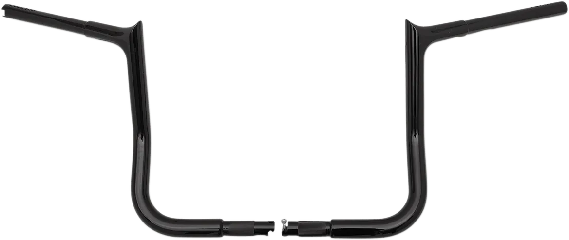 Fat Baggers, Inc. 909212-B 1-1/4in. EZ Install Handlebar Kit with Pointed Top Handlebars - Gloss Black