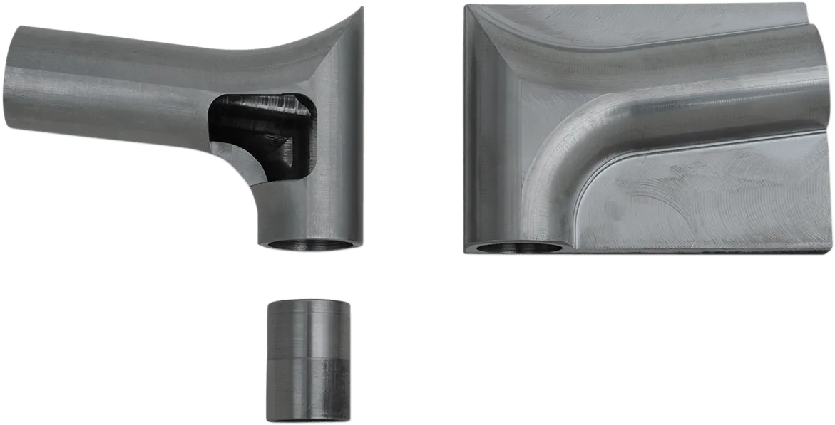 Fat Baggers, Inc. 909212-B 1-1/4in. EZ Install Handlebar Kit with Pointed Top Handlebars - Gloss Black