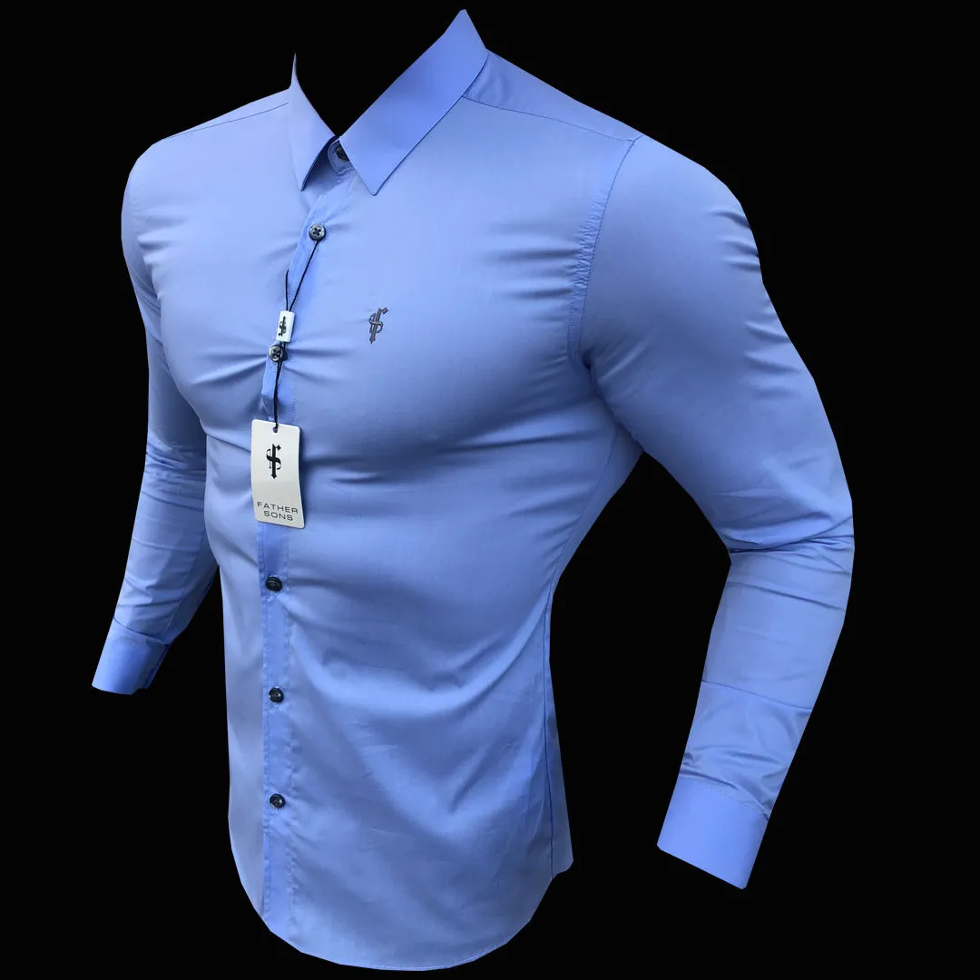 Father Sons Super Slim Stretch Classic Light Blue - FS142
