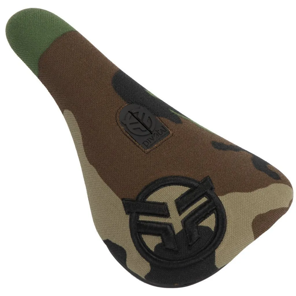 Federal Slim Pivotal Logo Seat - Camo With Raised Black Stitching