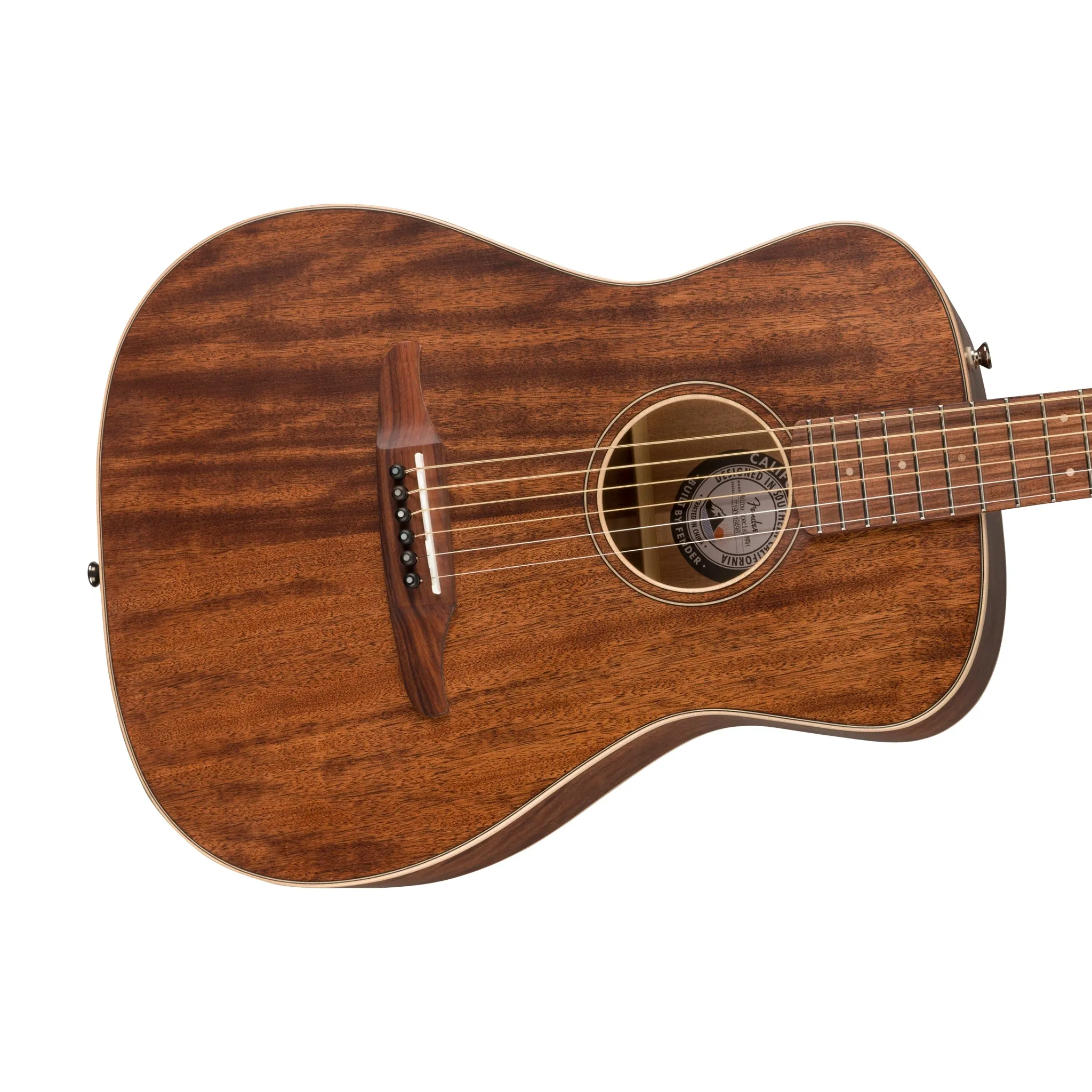 Fender California Malibu Special Acoustic-Electric Guitar w/Bag, PF FB, Natural