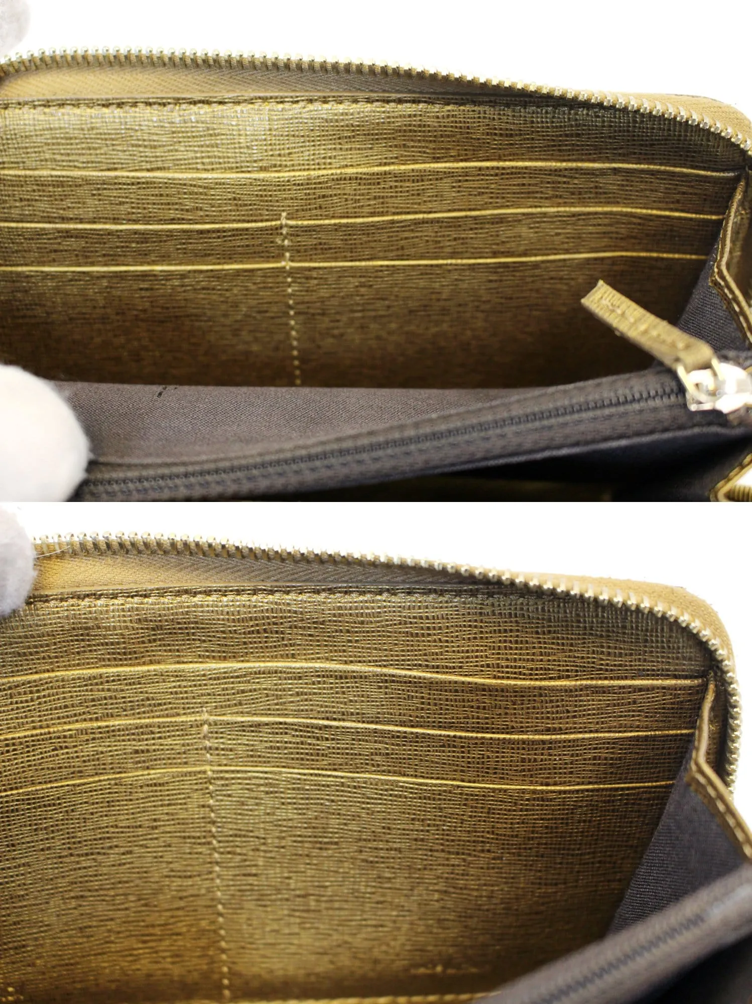 FENDI Zucca Zip Around Wallet