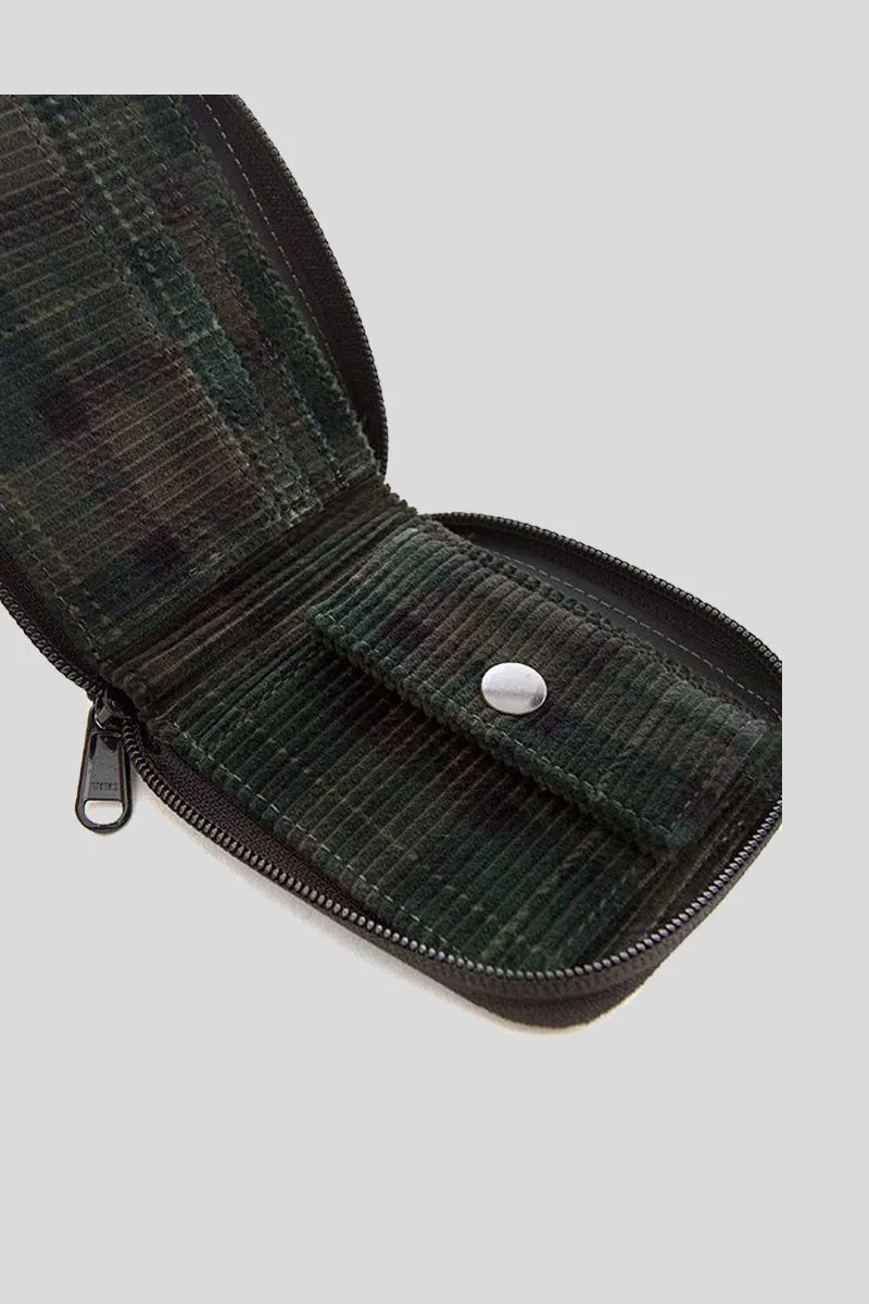 Flint Zip Wallet - Breck Check Print/Grove