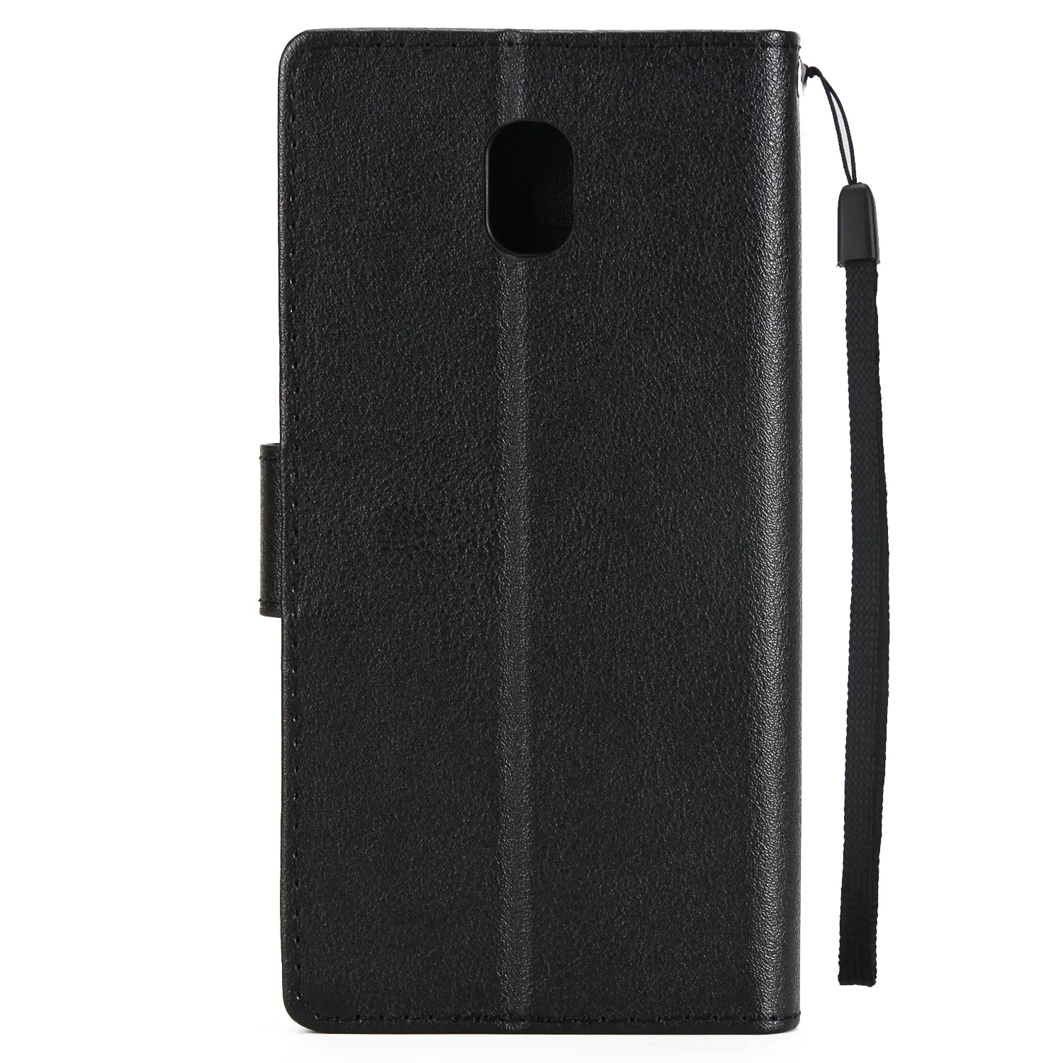 For Samsung J7 2017 European Edition/J730/J7 PRO PU Leather Protective Phone Case with 3 Card Position red