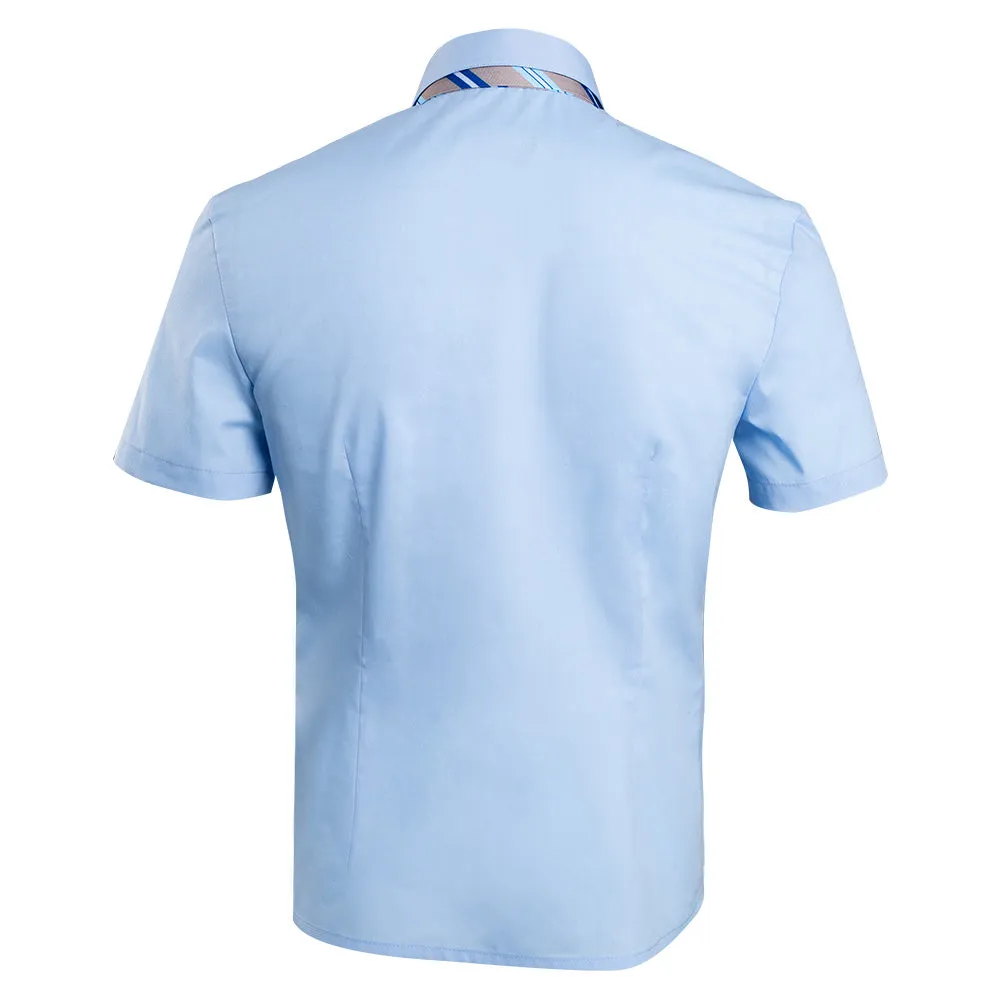 FREE GUY  Guy Shirt Cosplay Costume Halloween Carnival Suit