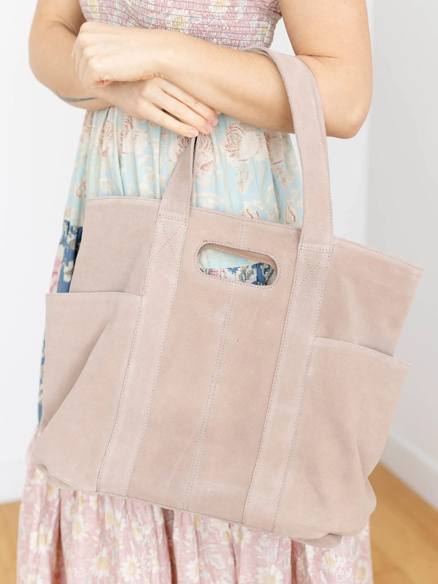 Free People Suede Caravan Tote