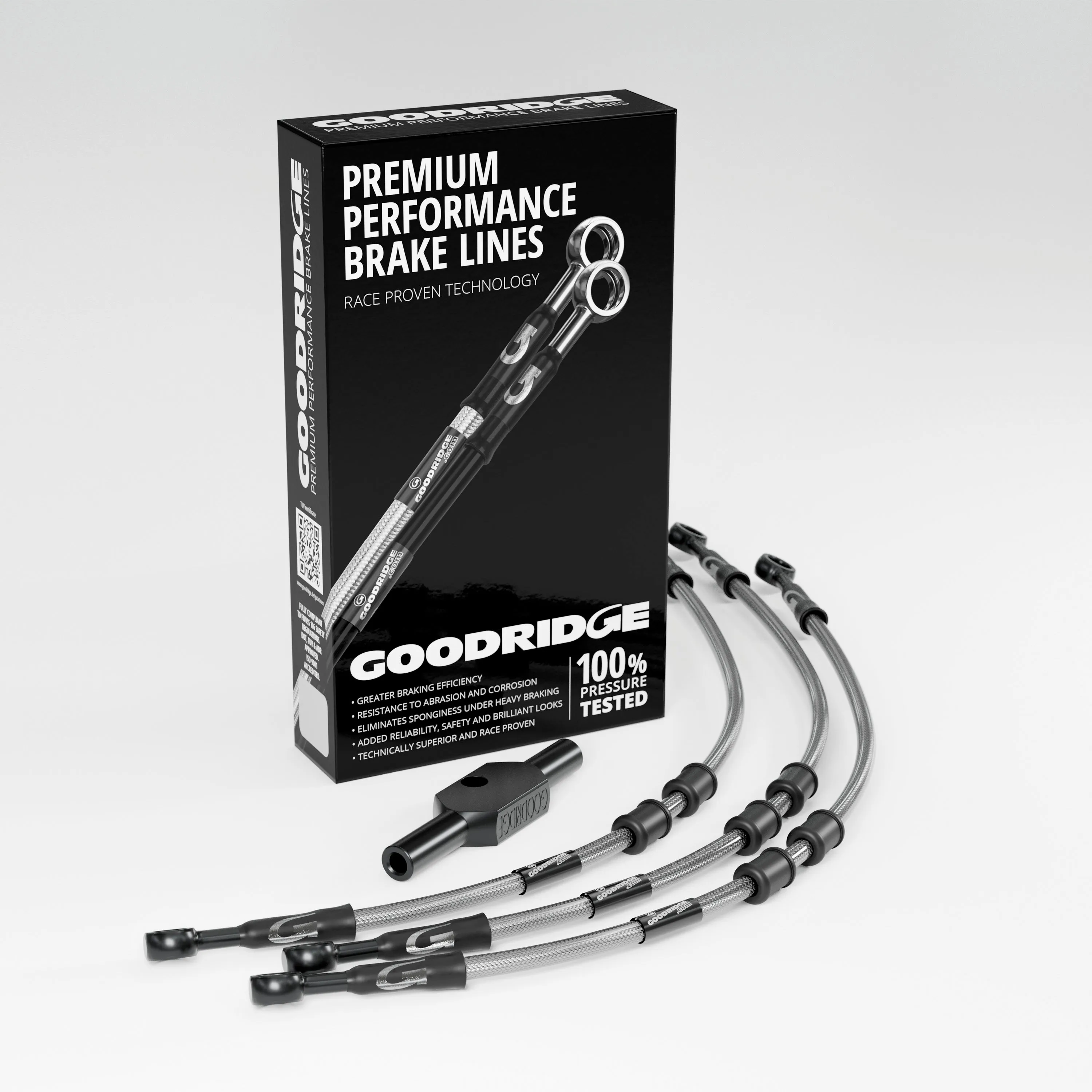 FRONT BRAKE HOSE KIT FOR HARLEY DAVIDSON FLHX STREET GLIDE (NO ABS) 08-13