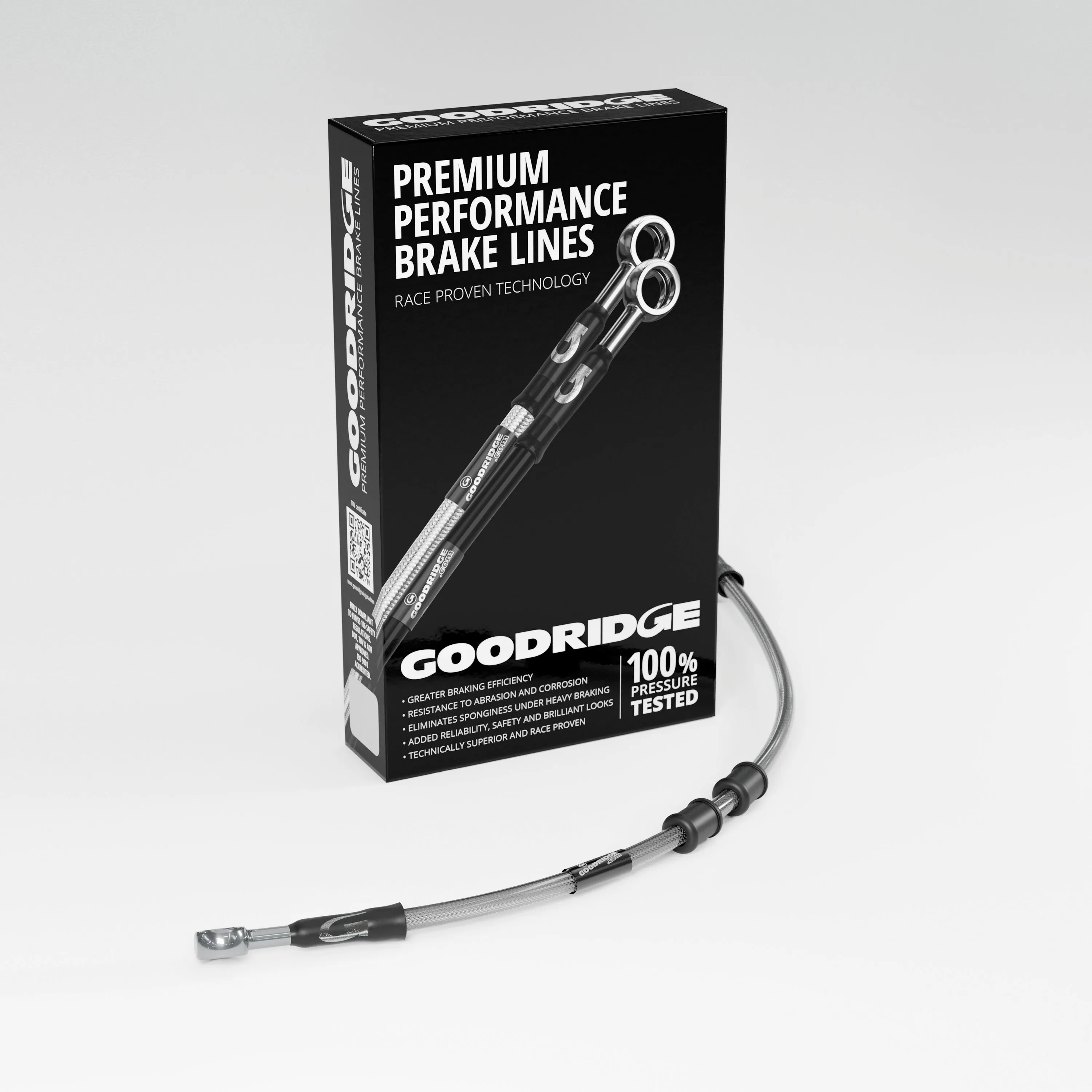 FRONT UPPER BRAKE HOSE KIT (M/C-ABS) FOR HARLEY DAVIDSON FXBB STREET BOB (ABS) 18-20