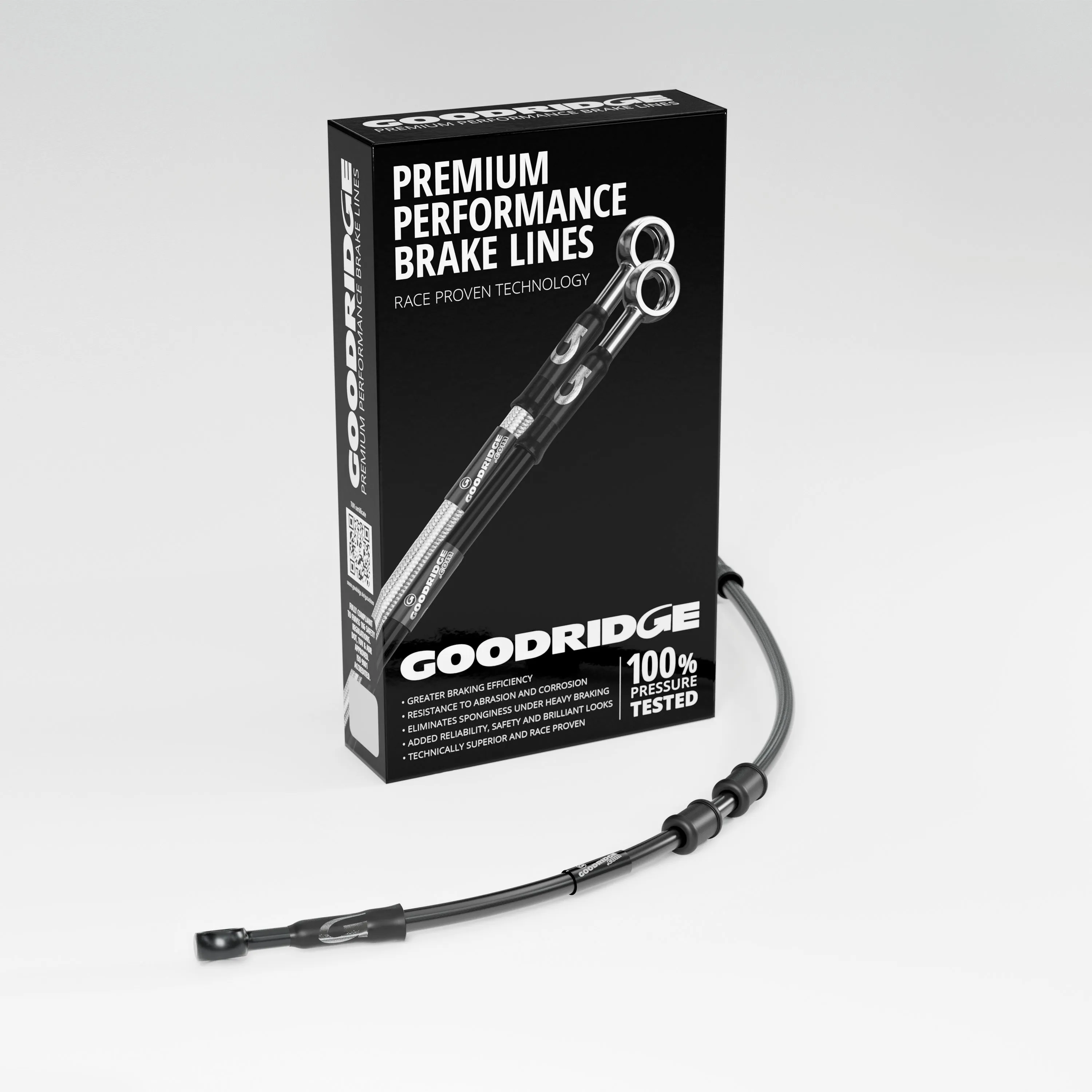 FRONT UPPER BRAKE HOSE KIT (M/C-ABS) FOR HARLEY DAVIDSON FXBB STREET BOB (ABS) 18-20
