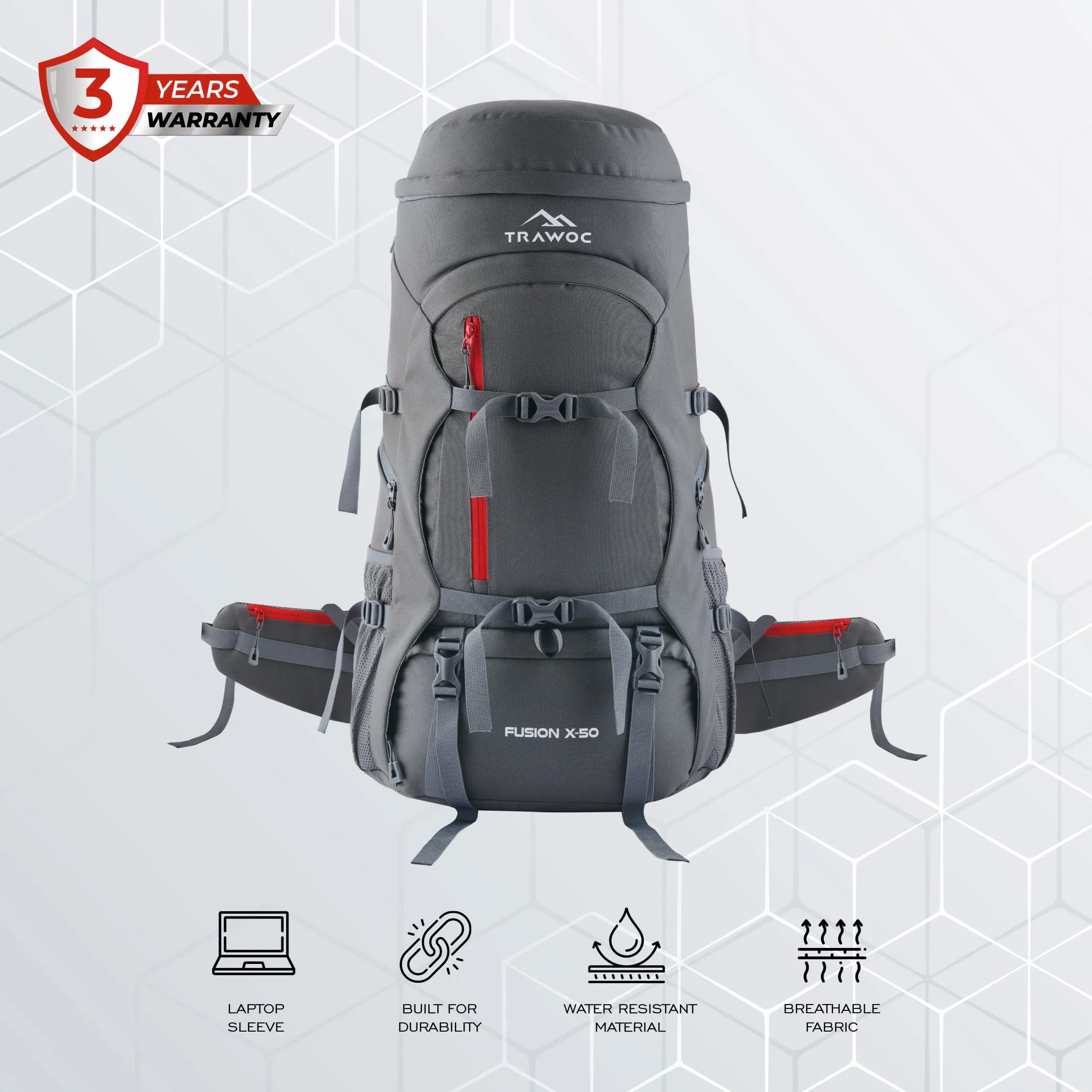 FUSION X-50 Backpack - Grey