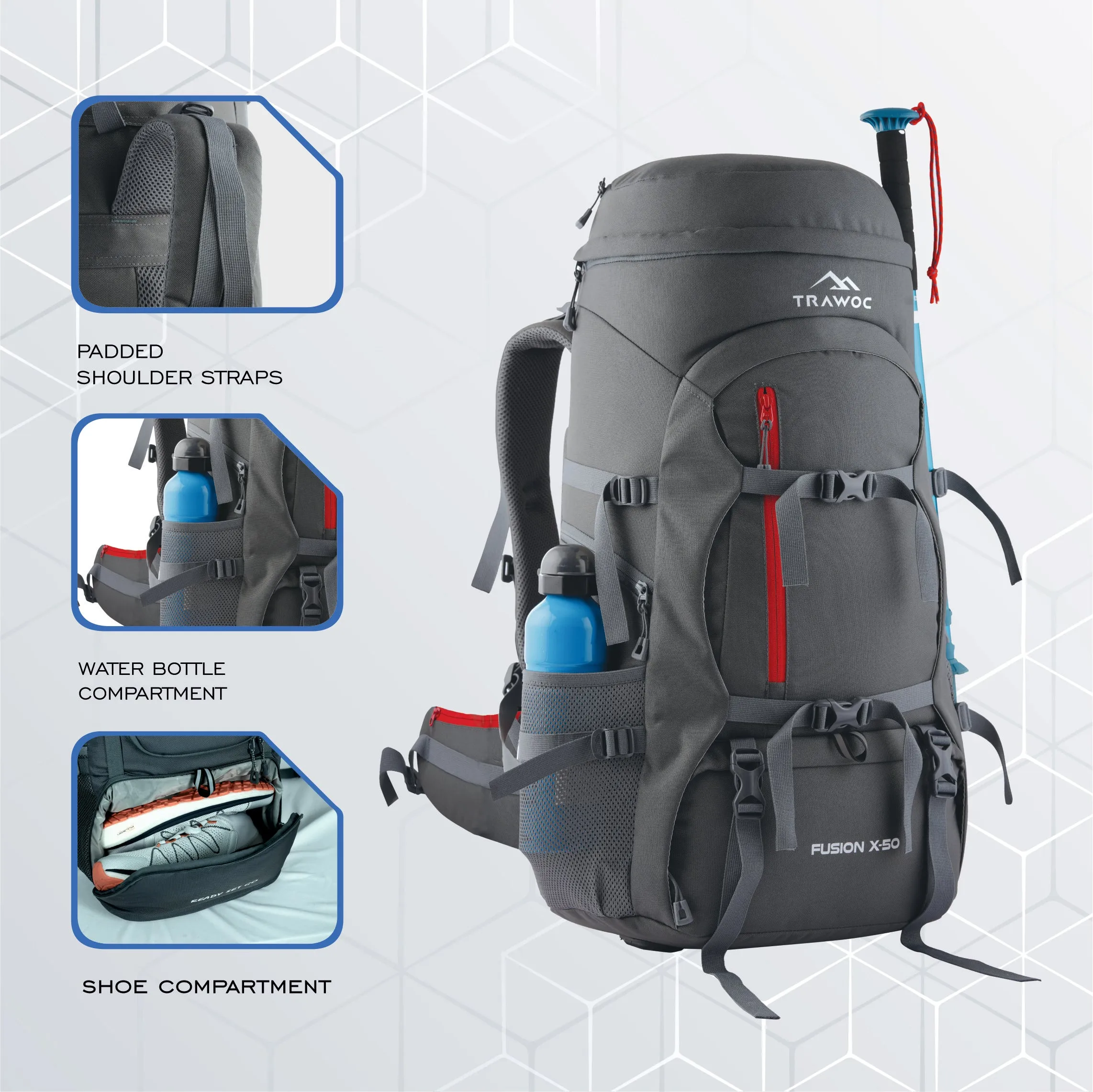 FUSION X-50 Backpack - Grey