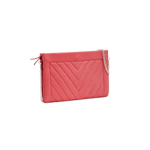 Gamechanger Classic V Red Lambskin 5-in-1 Convertible Crossbody