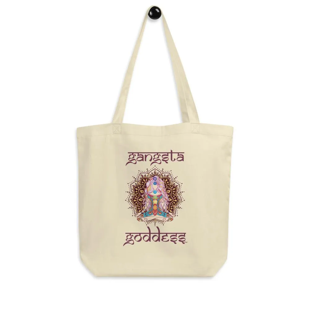 Gangsta Goddess Sanskrit Small Eco Tote Shopping Bag