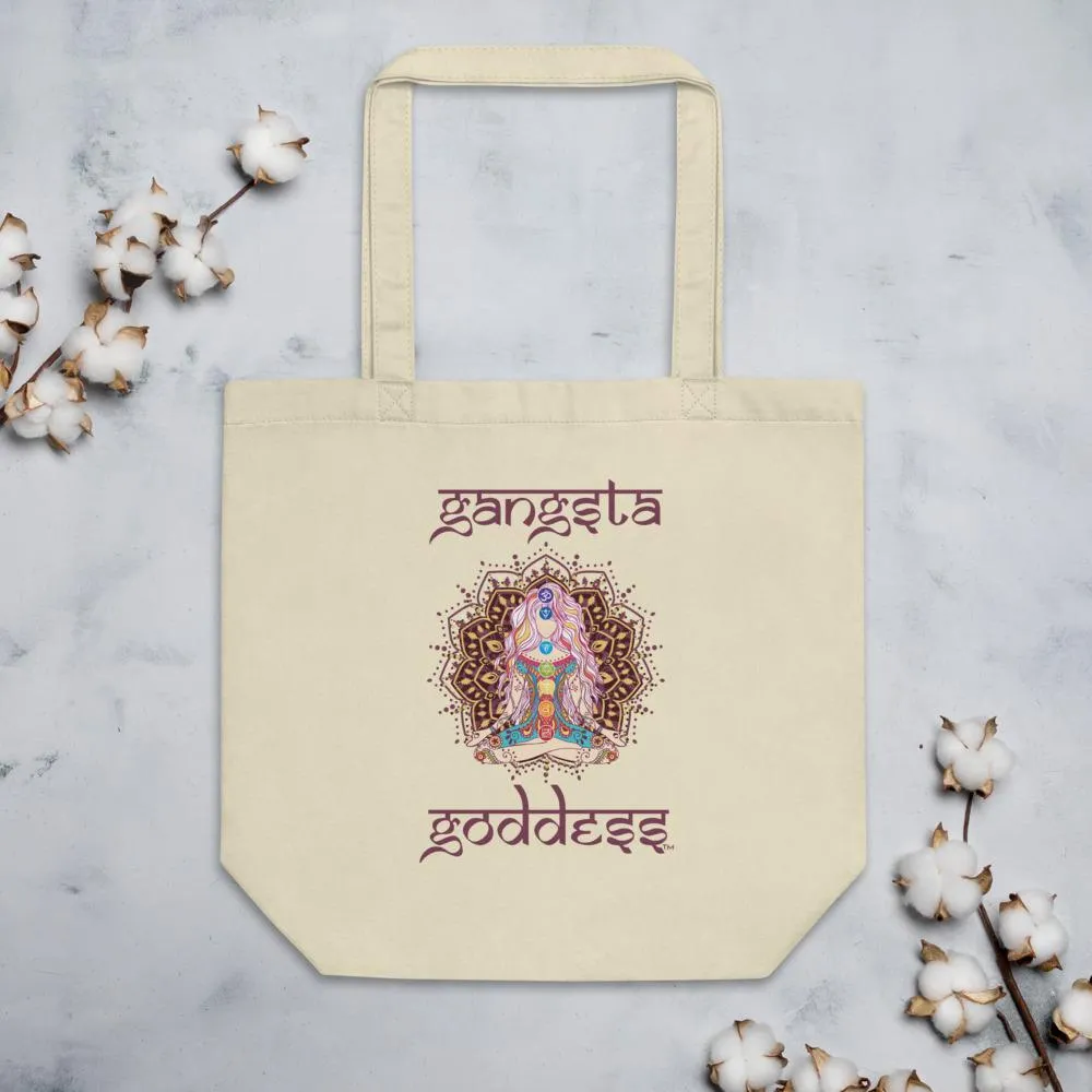 Gangsta Goddess Sanskrit Small Eco Tote Shopping Bag
