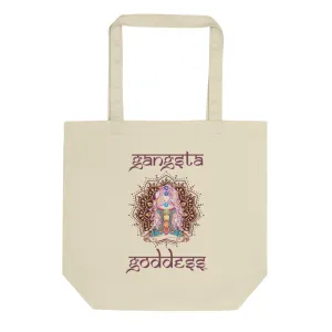 Gangsta Goddess Sanskrit Small Eco Tote Shopping Bag