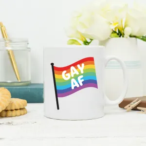 Gay AF Gay Pride Mug