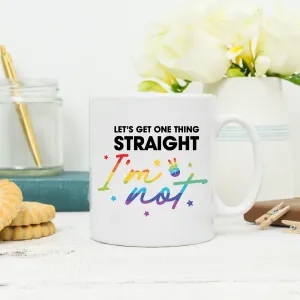 Gay Pride, Straight, I'm Not Mug