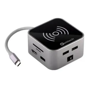 Getttech Ghw-69401 Hub Tipo C Cargador Inalambrica Hdmi /vc