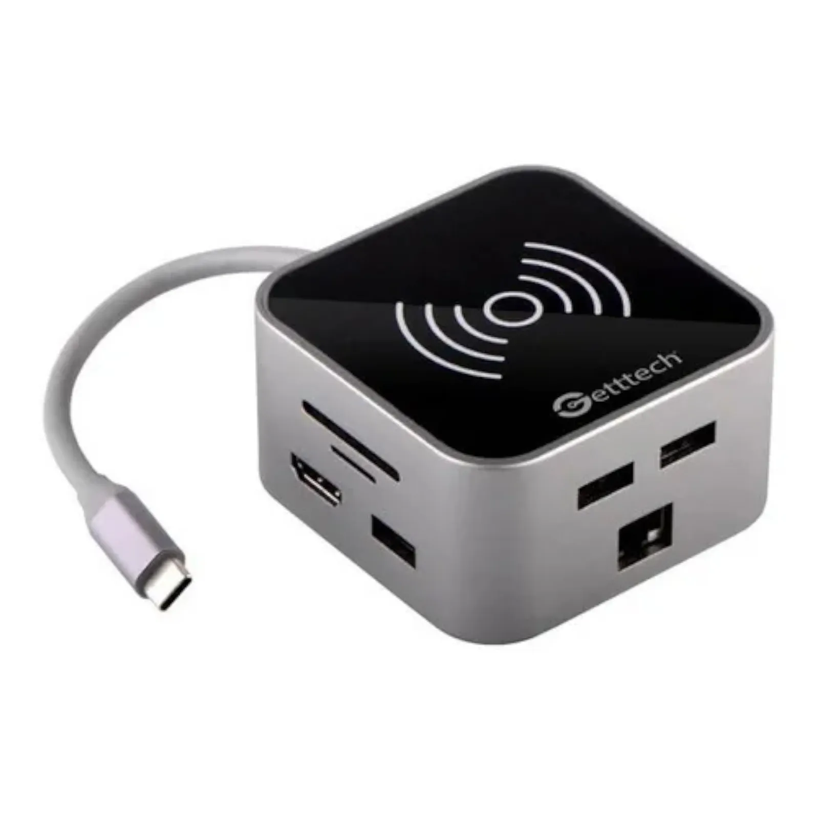 Getttech Ghw-69401 Hub Tipo C Cargador Inalambrica Hdmi /vc