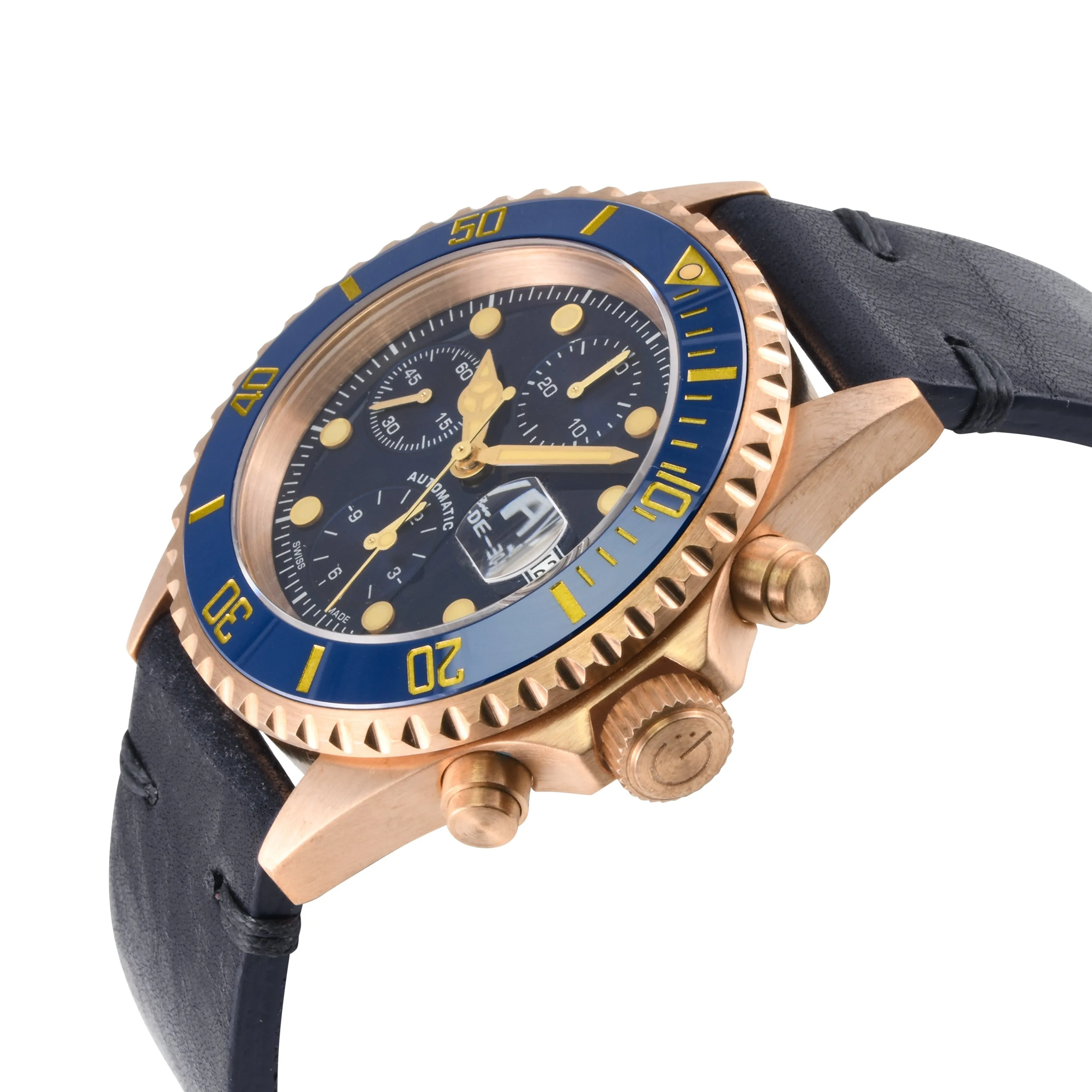 Gevril Wall Street Chronograph - Bronze