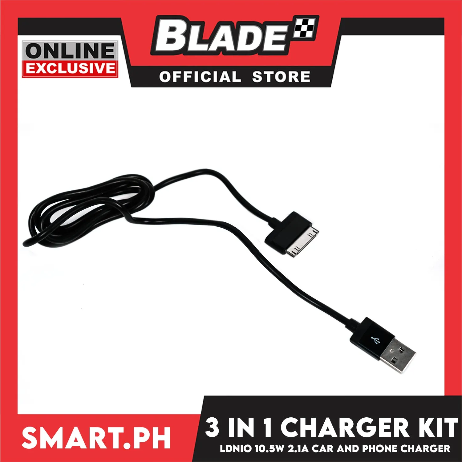 Gifts 3 in 1 USB Wall Charger, USB Cable, Car Charger, Charging Kit