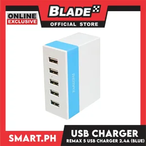 Gifts Remax USB Charger 5Port RU-U1 Assorted Colors