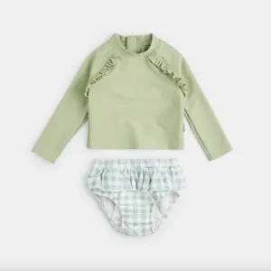 Gingham Swim Set