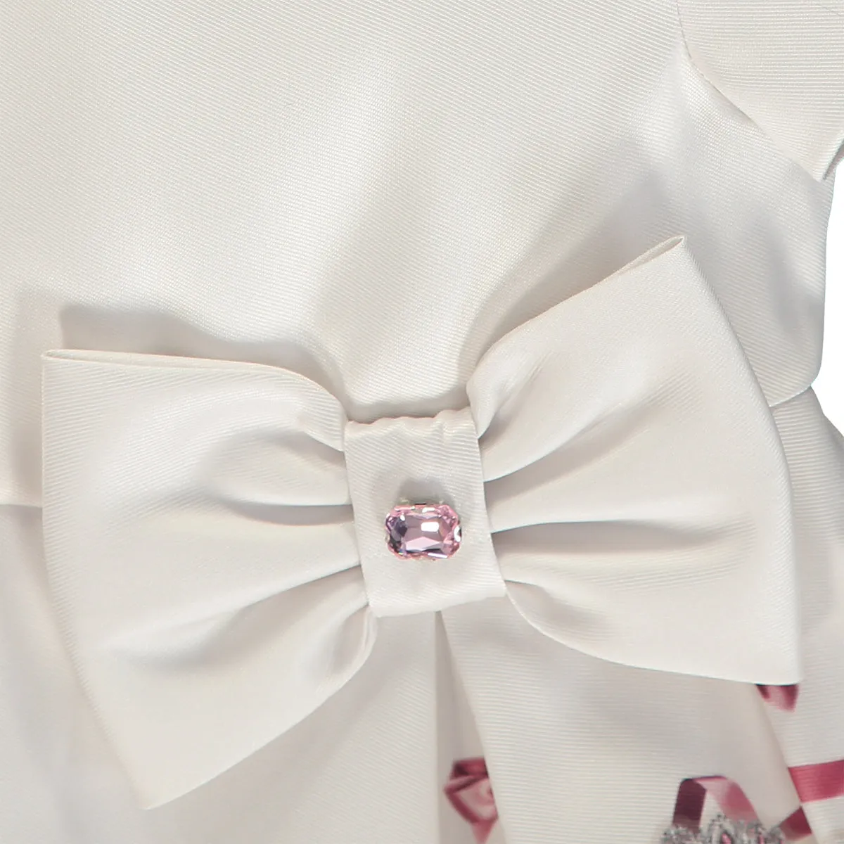 Girl White Teddy Dress