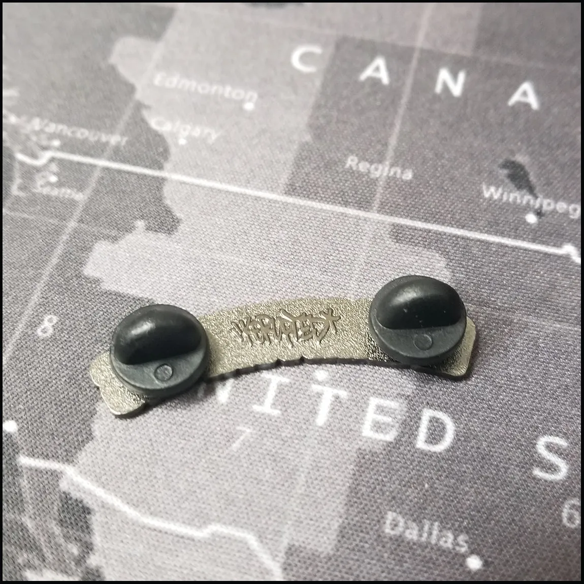 GRAFFITIPINS Logo in Black - Enamel Pin