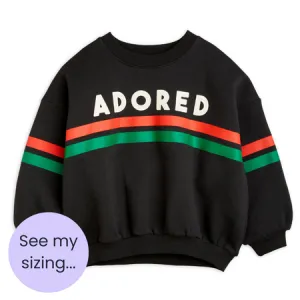 Grey 'Adored' Oversized Jumper